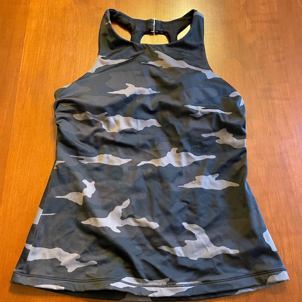 Athleta Freestyle Camo Tankini 36B/C NEW W/O TAGS